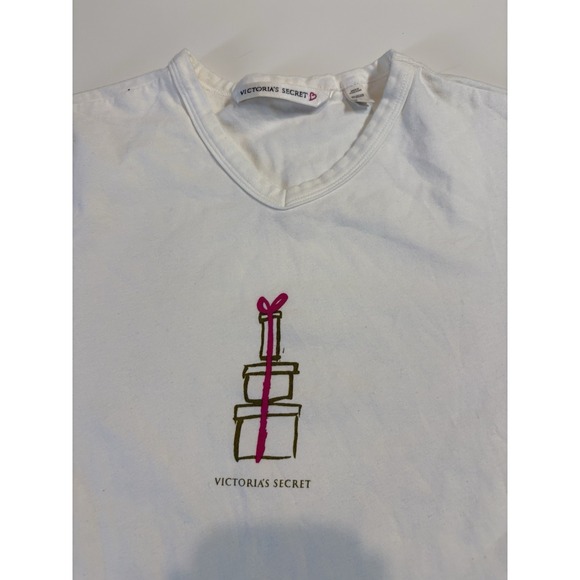Women's VTG Victoria Secret T Shirt Presents SZ L - Picture 2 of 6